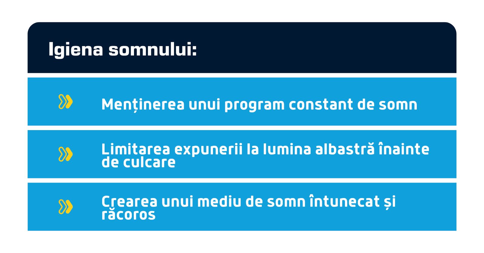 igiena somnului